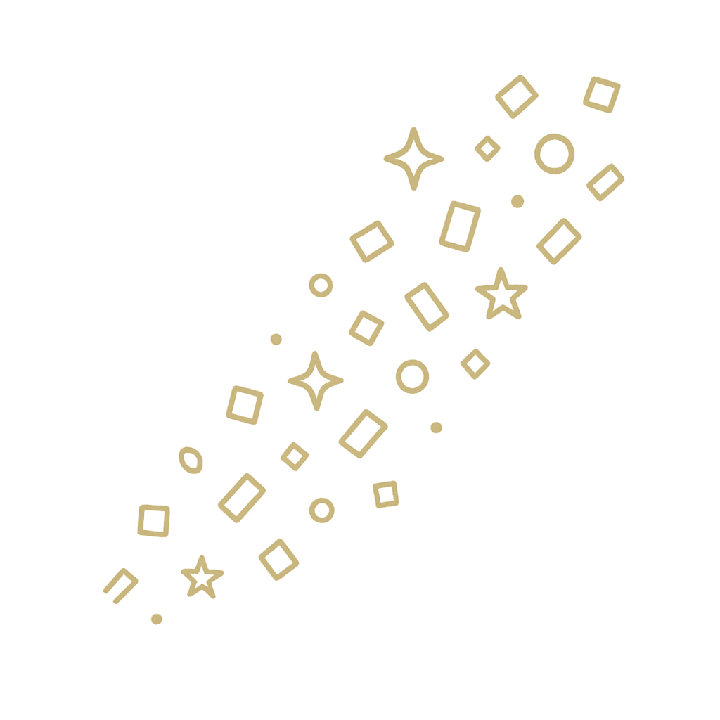 Decorative confetti pattern
